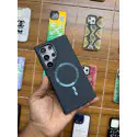 Matte Finish Skin-Feel Magnetic Case for Samsung with Built-in Lens Holder & Drop Protection