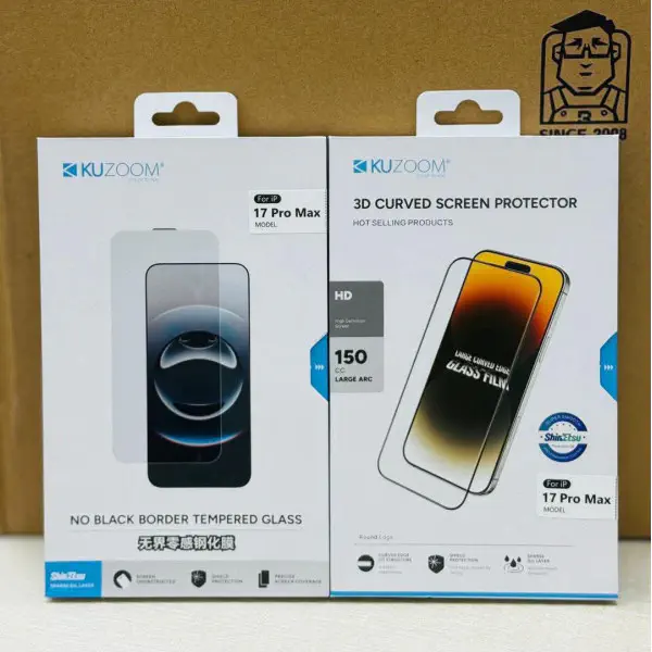 Kuzoom 3D Large Curved Edge Glass Flim For iPhone