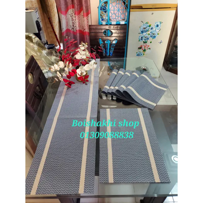 PVC Dining Mat with runner
