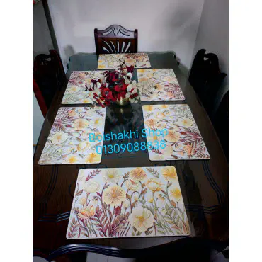 ✨ Only 6 Pcs Table Mat Set