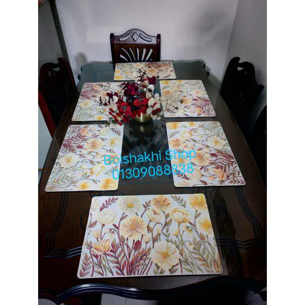 ✨ Only 6 Pcs Table Mat Set