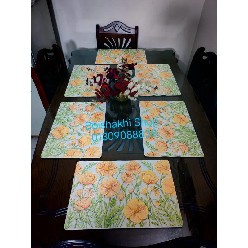 ✨ Only 6 Pcs Table Mat Set