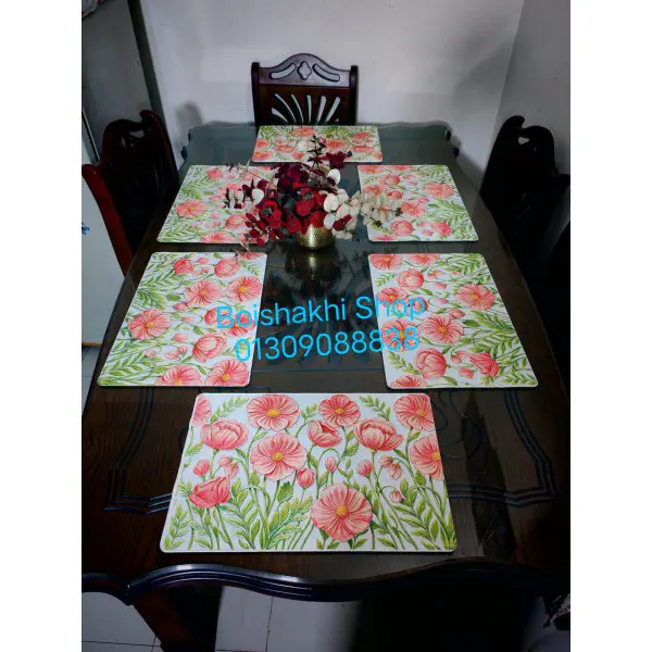 ✨ Only 6 Pcs Table Mat Set
