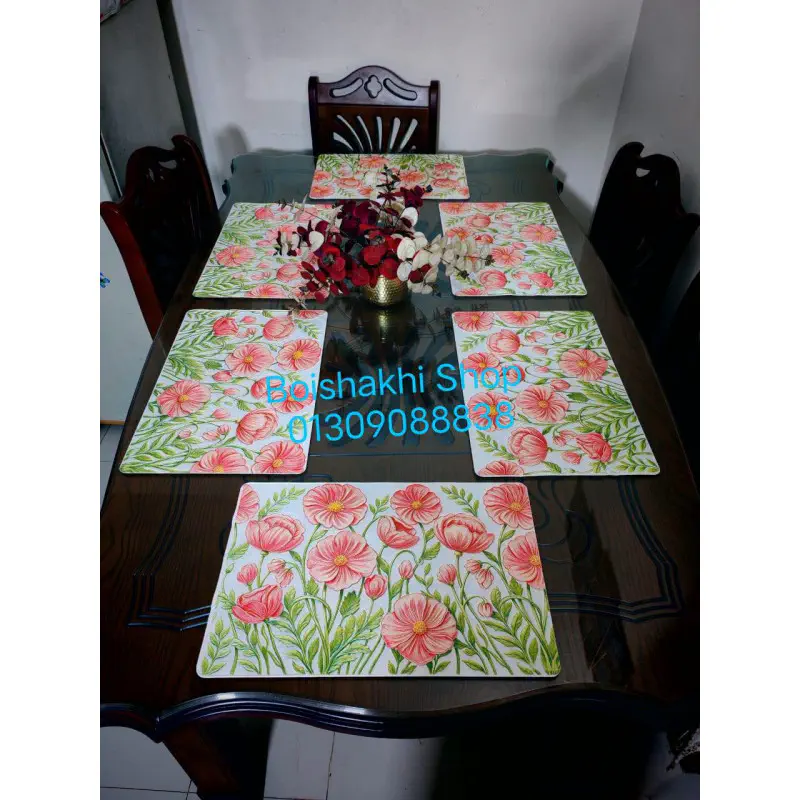 ✨ Only 6 Pcs Table Mat Set