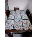 6 Pcs Table Mat + 1 Runner Set(squre shape