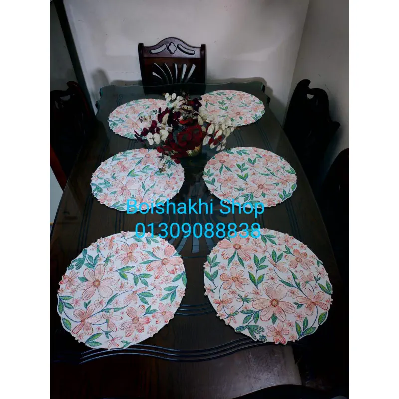 ✨ Only 6 Pcs Table Mat Set