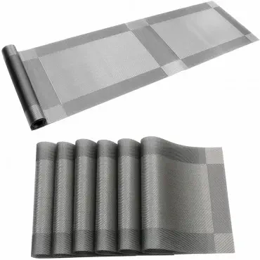 Table Runner & Placemat Set (6 Pcs + 1 Runner)