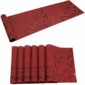 Table Runner & Placemat Set (6 Pcs + 1 Runner) merun