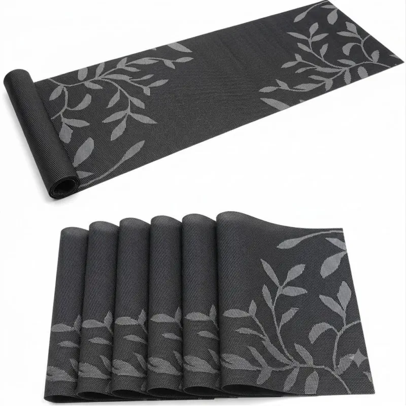 Table Runner & Placemat Set (6 Pcs + 1 Runner)