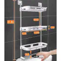 Multifunctional Toilet Storage Shelf