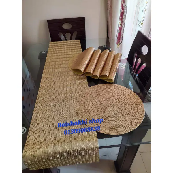 PVC Dining Mat with runner 