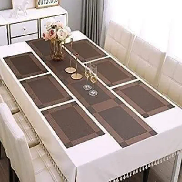 PVC Dining Mat with runner 