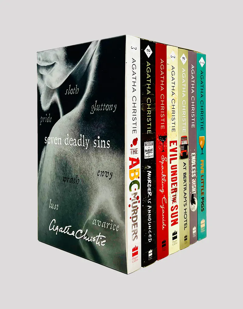 Agatha Christie Seven Deadly Sins Collection 7 Books Box Set