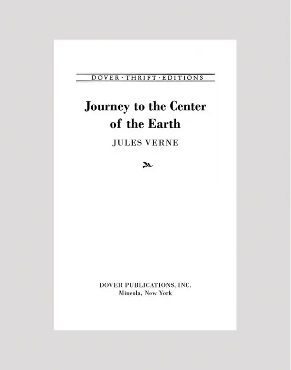 Journey to the Center of the Earth