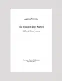 The Murder of Roger Ackroyd