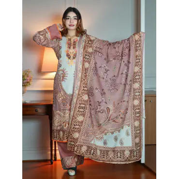 SWISS PURE COTTON LAWN (LIGHT COFFEE)