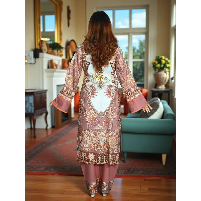 SWISS PURE COTTON LAWN (LIGHT COFFEE)