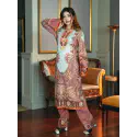 SWISS PURE COTTON LAWN (LIGHT COFFEE)