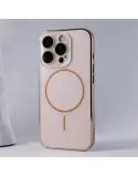 AG Frosted Fine Ring Magnetic Case for iPhone