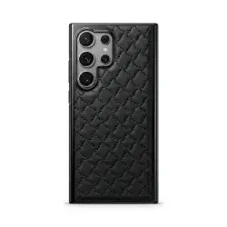 Luxury Quilted Leather Case for Samsung