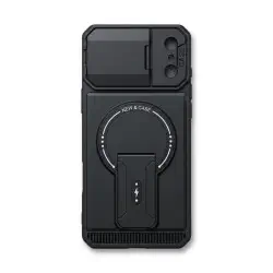 Shockproof Armor MagSafe Kickstand iPhone Case
