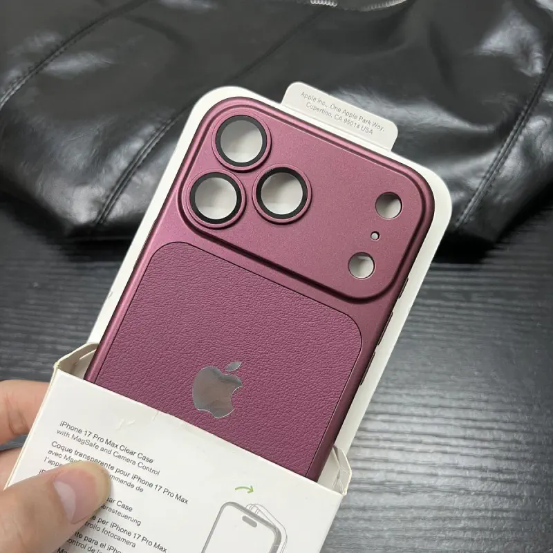18 Concept Soft Burgundy Phone Case for iPhone