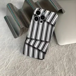 Modern Hard Geometric Stripe iPhone Case
