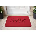 Smile Floor Mat (Red)