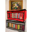 9 Grid Cloth Organiser (Red)