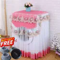 Luxury Washing Machine Cover( Pink)