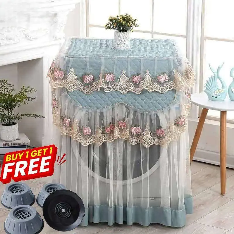 Luxury Washing Machine Cover(Sky Blue)
