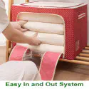 Blanket, Cloth & Comfort Storage Box (Red)