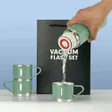 Vacuum Flask Set (Silver)