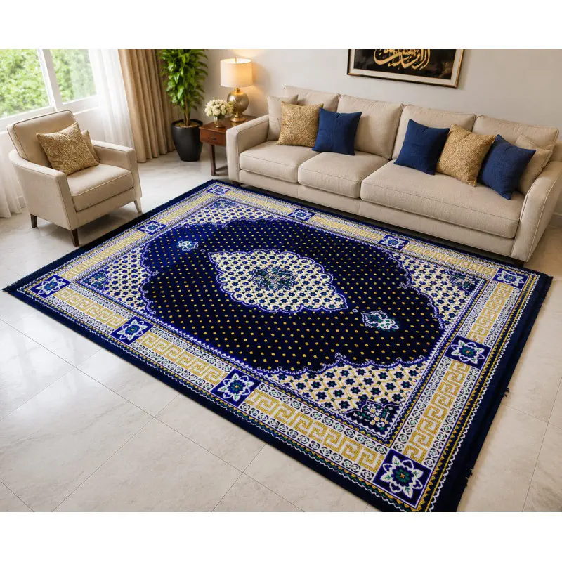 6'x9' Turkish Floor Galicha (Blue-2)