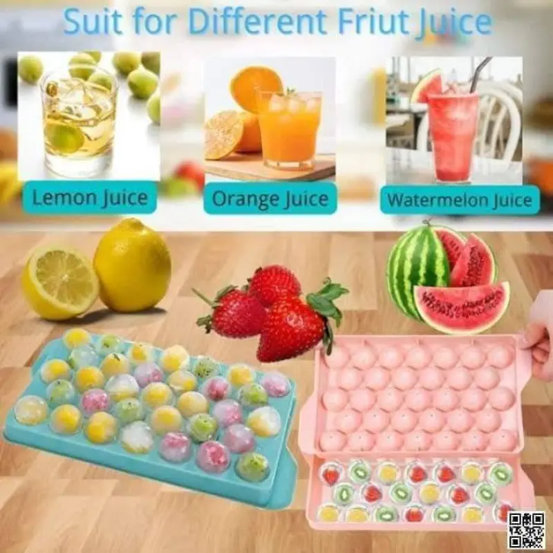 1 Pcs Ice Ball Maker With Lid (59 Ball)