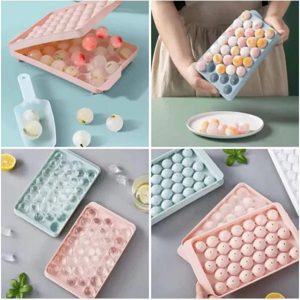 1 Pcs Ice Ball Maker With Lid (59 Ball)