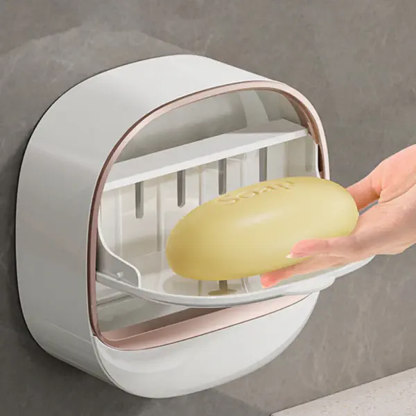 ( 1-Pcs) Soap Box with Flip Cover