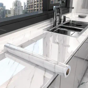 Marble Wallpaper (White)