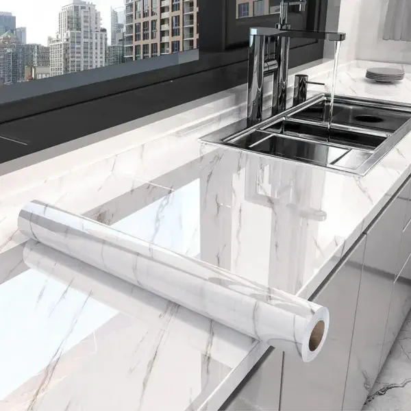 Marble Wallpaper (White)