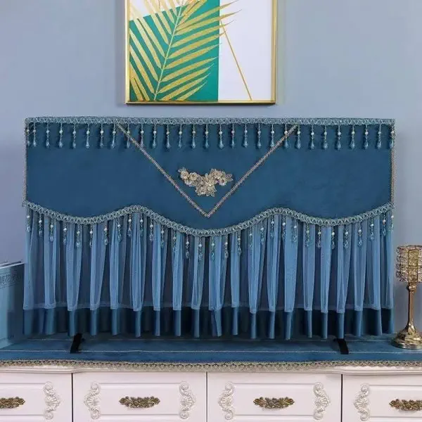 New High Quality TV Cover (Blue)