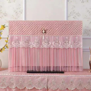 Premium High Quality LED Tv Cover (Pink)