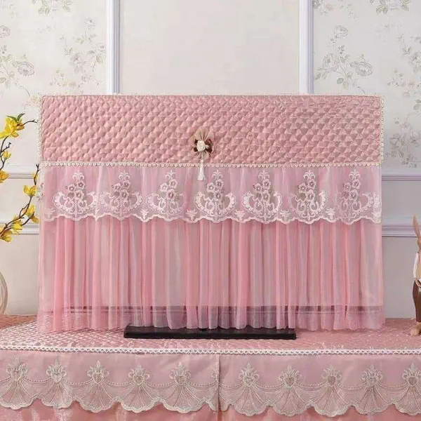 Premium High Quality LED Tv Cover (Pink)