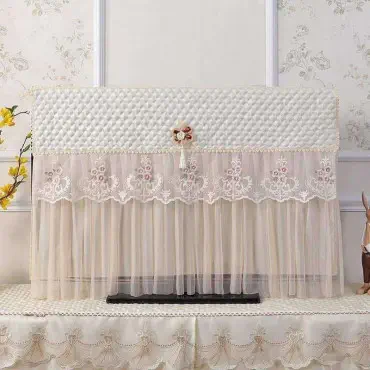 Premium High Quality LED Tv Cover (Cream)