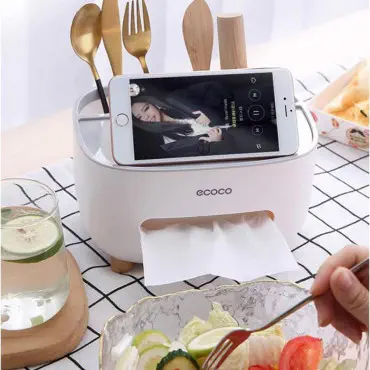 Multi-functional Desk Organizer(White)