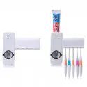 3 Pcs Automatic Toothpaste Dispenser With Brash Holder