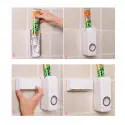 3 Pcs Automatic Toothpaste Dispenser With Brash Holder