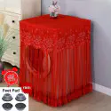 Luxury Washing Machine Cover( Red)