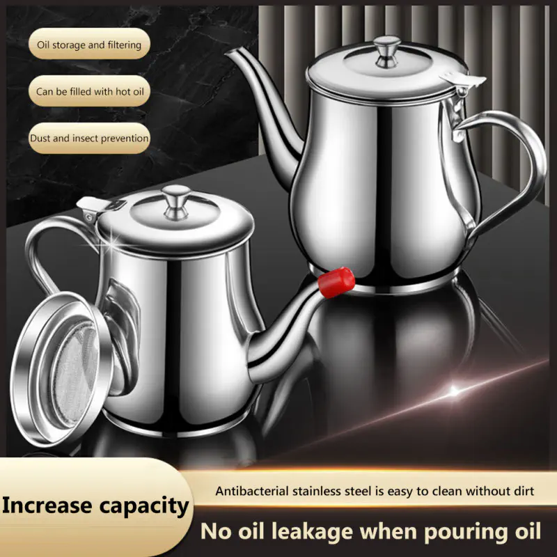 Kitchen Oil Filter Pot (750 ML)