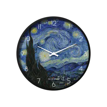 Starry Night Painting Art Wall Clock Van Gogh Style CH-1123