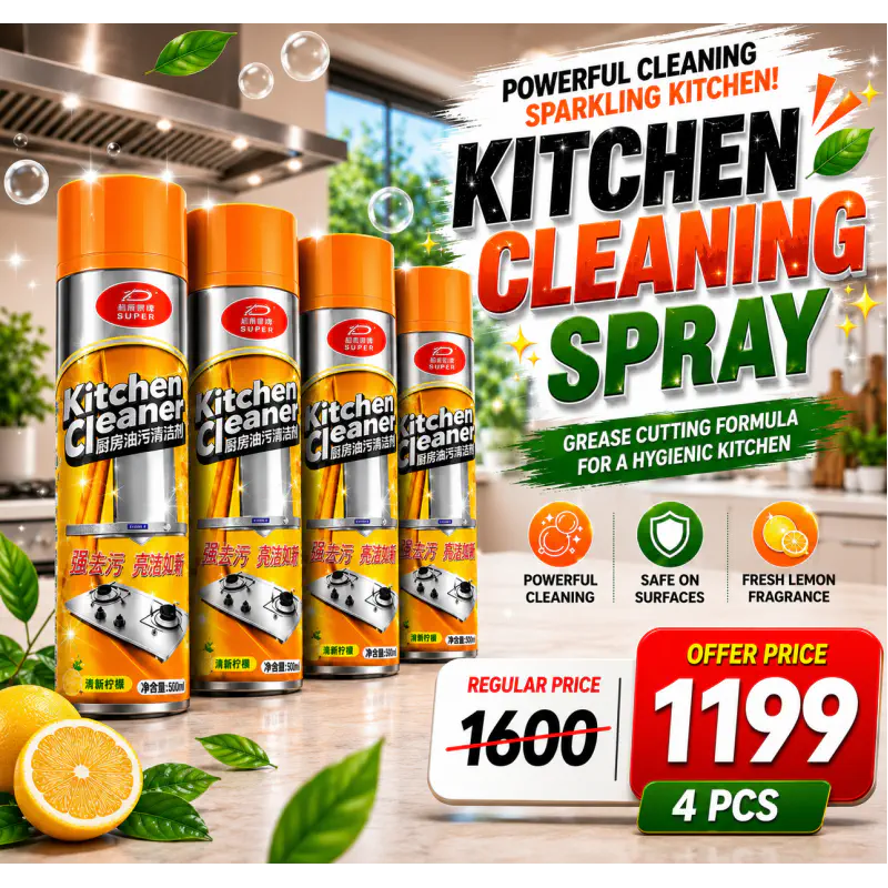 Kitchen Cleaner Spray - 4pcs